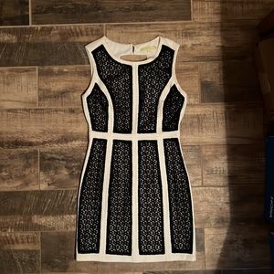 Gianni Bini small black and white dress